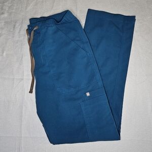 Figs Cairo Cargo Scrub Pants Mens Medium Teal